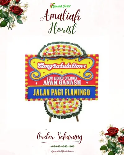 Bunga Papan Congratulation di Ngepanrejo